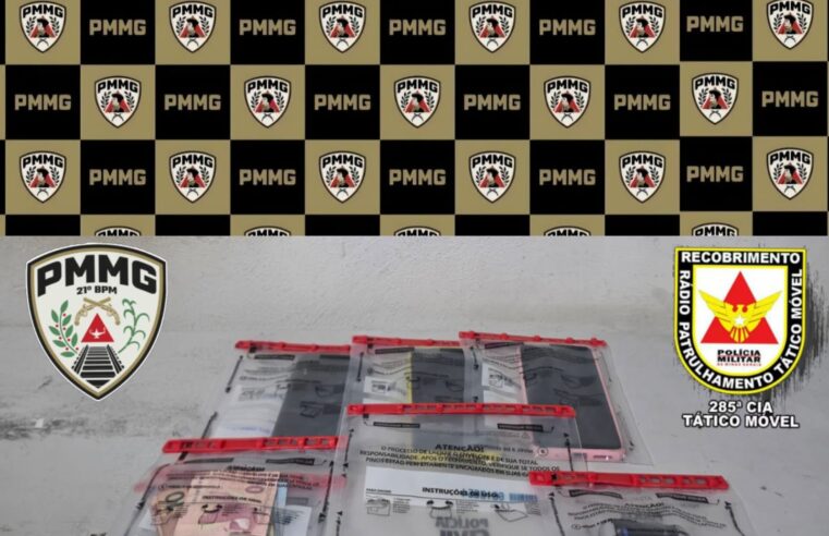 Polícia Militar prende cinco por tráfico de drogas no bairro São Sebastião, em Ubá