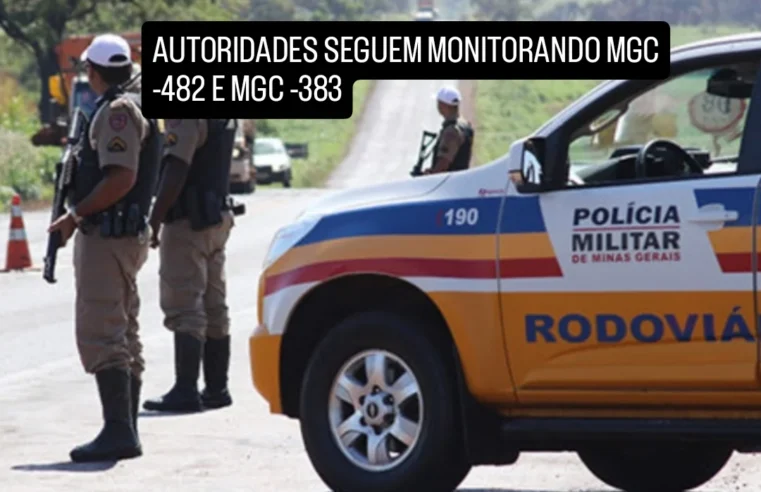 Operações intensificadas nas MGC-482 e MGC-383 resultam em prisões, apreensões e autuações