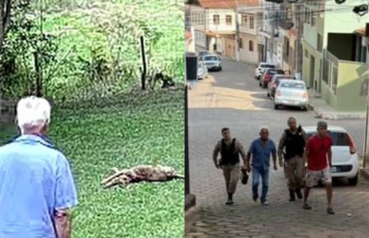 Idoso suspeito de matar cachorro a pauladas é preso na zona rural de Teixeiras