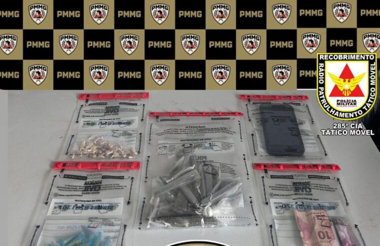 Adolescente é apreendido com drogas em Ubá