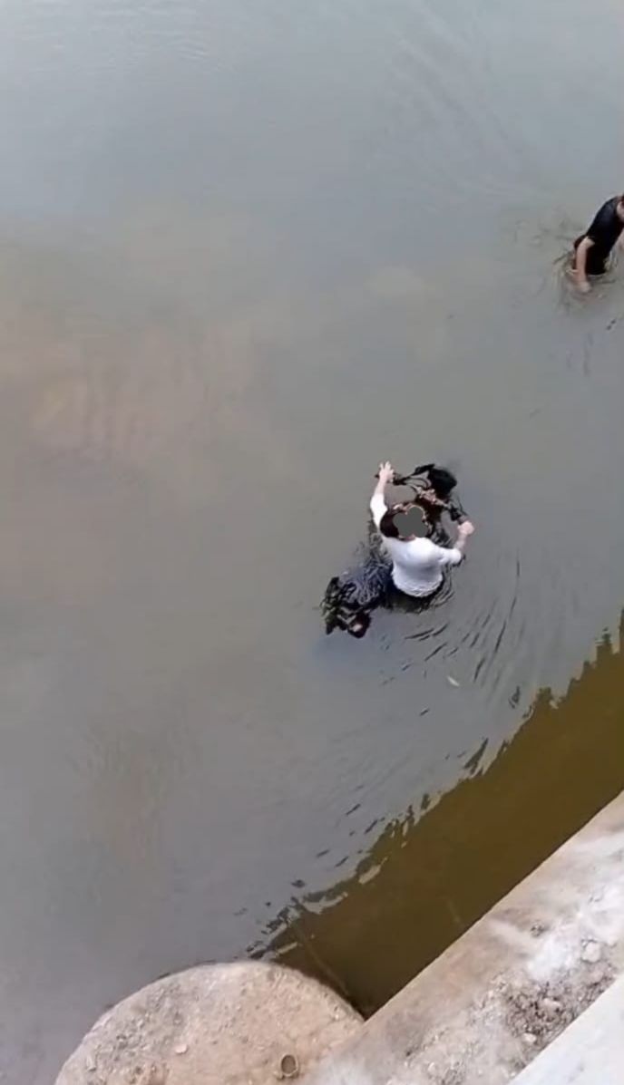 Motocicleta Furtada em Viçosa é Localizada no Rio Piranga, em Ponte Nova