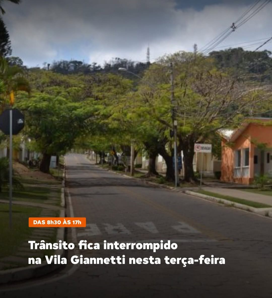 Vila Giannetti terá trânsito interditado nesta terça (14)