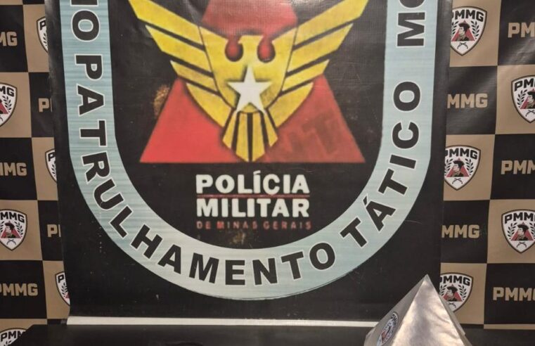 PM apreende revólver e drogas durante operação em Viçosa