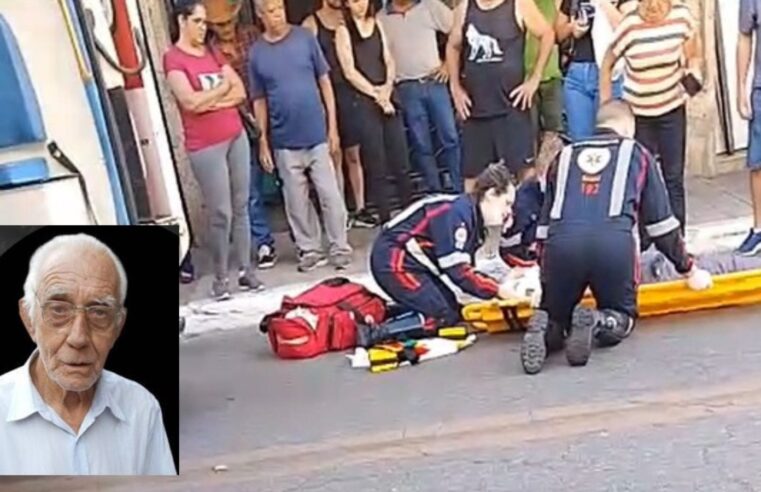 Idoso morre após ser atropelado em faixa de pedestre no centro de Viçosa