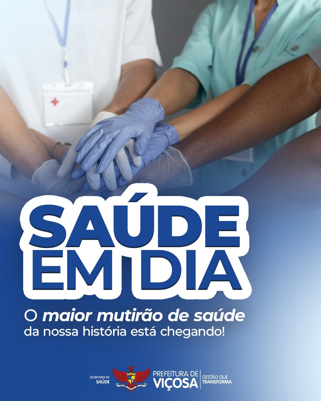 Mutirão “Saúde em Dia” realizará 800 atendimentos diários em Viçosa