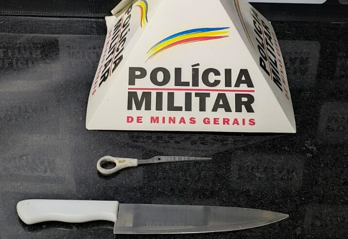 Mulher em situação de rua é detida em Ponte Nova por porte ilegal de arma branca