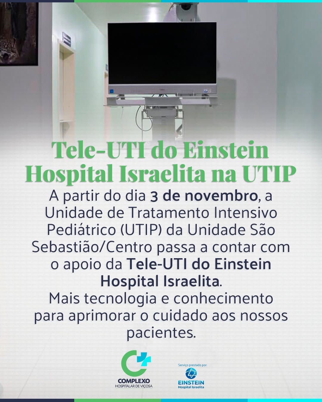 UTIP de Viçosa adota Telemedicina do Einstein para reforçar atendimento