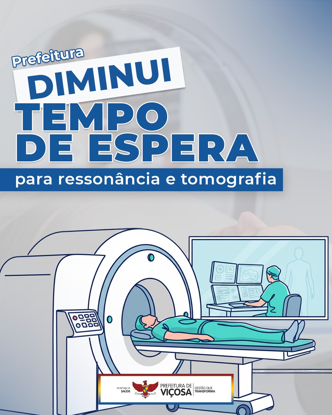 Viçosa Reduz Prazo para Exames de Ressonância e Tomografia