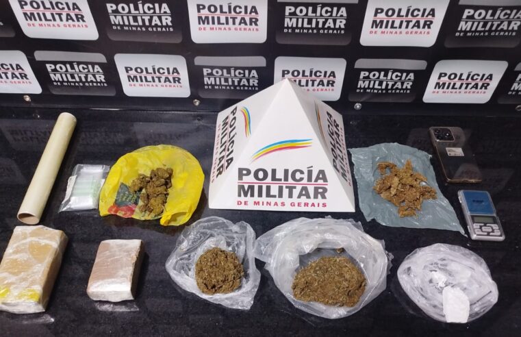 Homem é preso por tráfico de drogas no bairro São Pedro em Ponte Nova