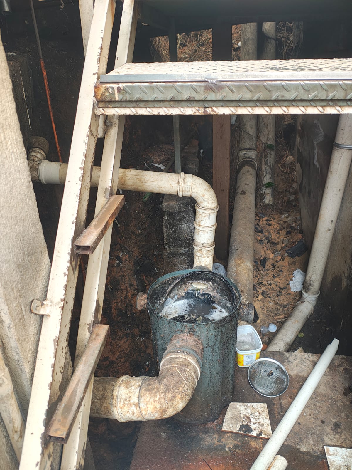 SAAE fiscaliza descarte de gordura na Avenida P. H. Rolfs em Viçosa