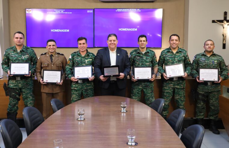 Polícia Militar de Meio Ambiente de Viçosa é homenageada na Câmara