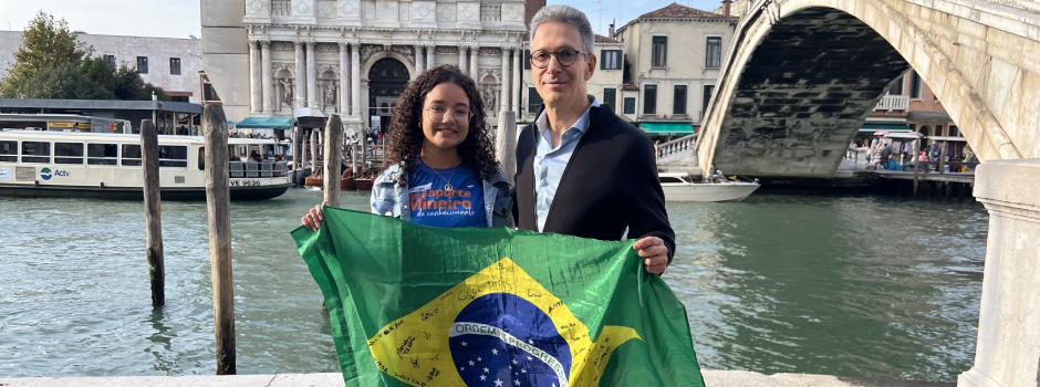 Na Itália, comitiva do Governo de Minas conhece realidade de estudante selecionada pelo Passaporte Mineiro do Conhecimento