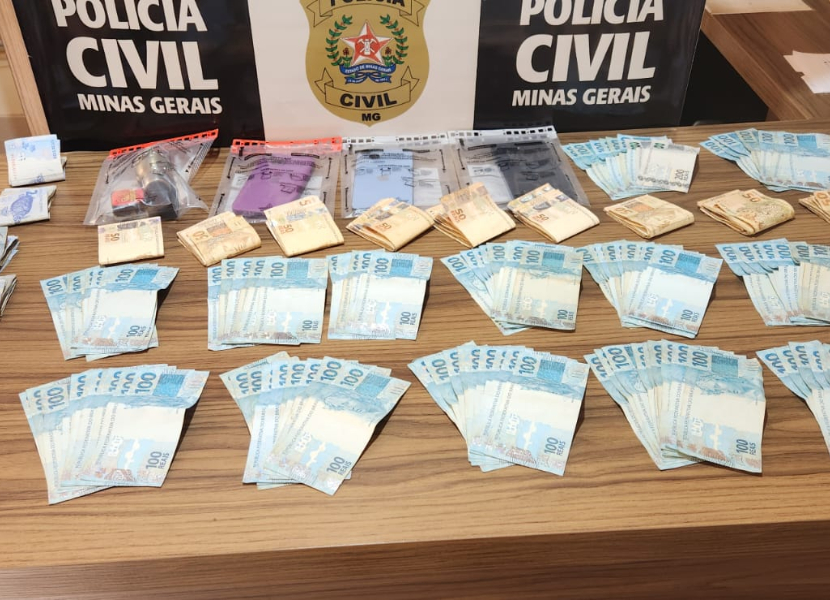 Polícia Civil apreende mais de R$ 20 mil em investigação de ameaça a mulher em Viçosa