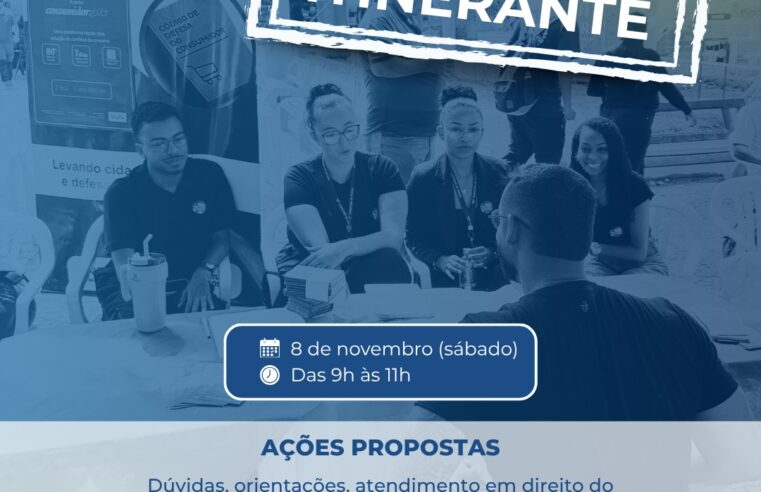 Procon Viçosa realiza ação educativa sobre direitos do consumidor no calçadão