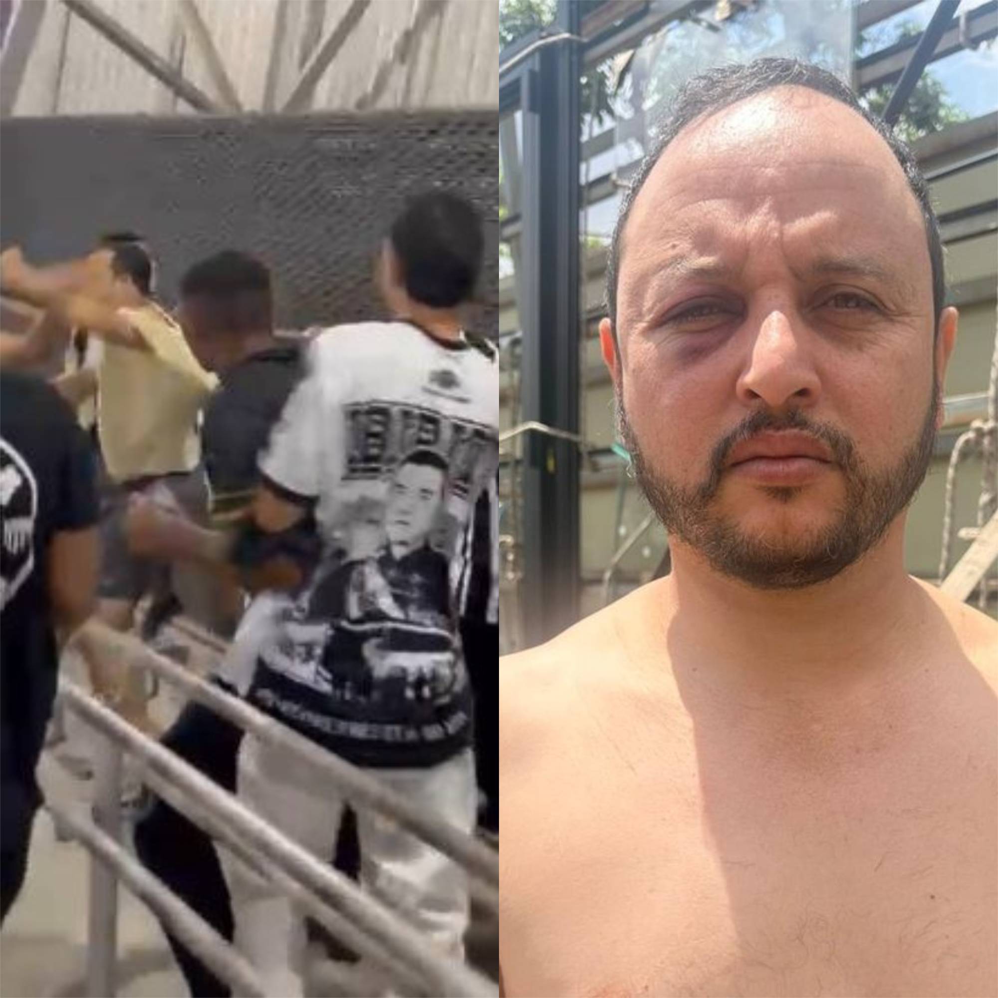 Serralheiro de Viçosa é espancado por torcida do Atlético-MG na Arena MRV