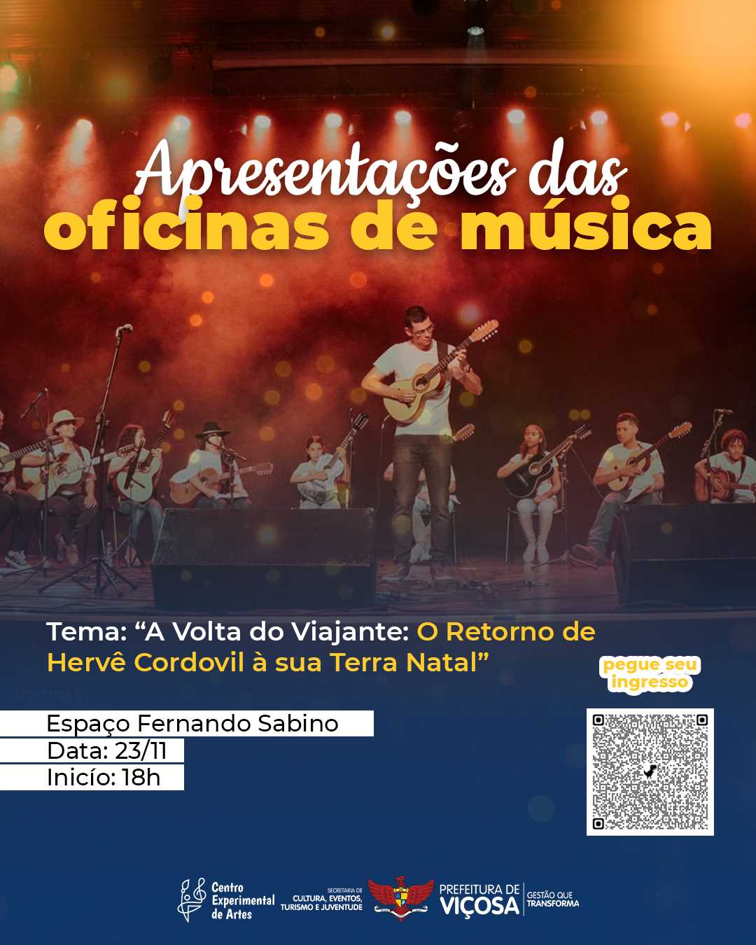 CEA apresenta Mostra de Música em homenagem a Hervê Cordovil