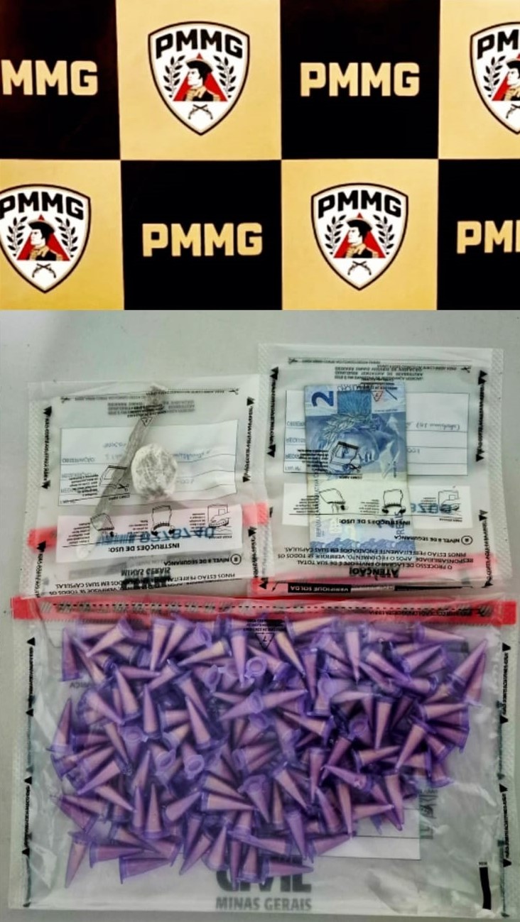 Polícia Militar prende homem por tráfico de drogas em Ubá