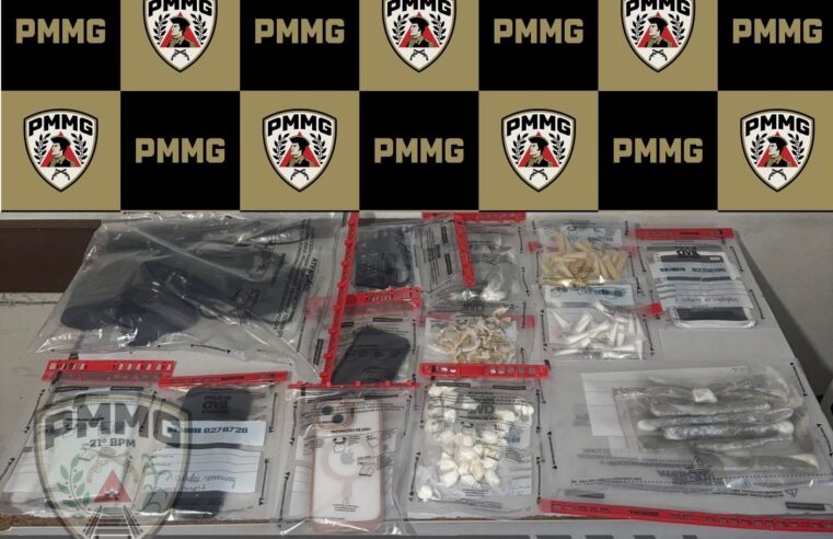 Polícia Militar desarticula ponto de tráfico de drogas no bairro Jardim Primavera, em Ubá