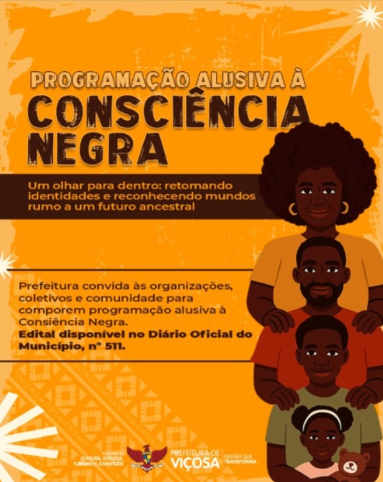PMV abre chamamento público para programação da Consciência Negra