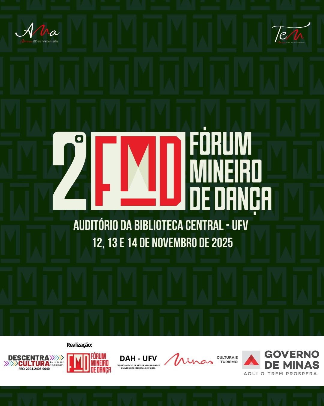 Fórum de dança em Viçosa discute Políticas Públicas para o setor artístico