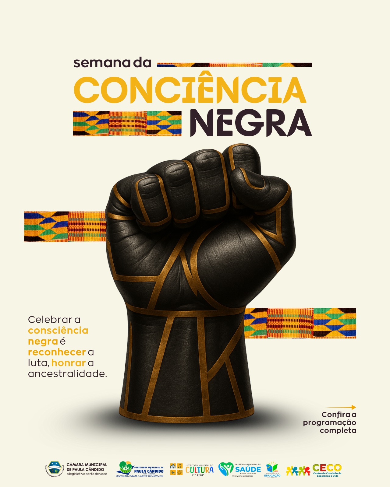 Semana da Consciência Negra em Paula Cândido mobilizam comunidade e legislativo