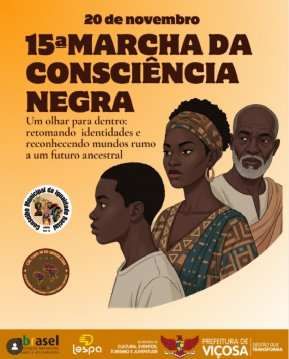 Viçosa se prepara para a 15ª Marcha da Consciência Negra nesta quinta-feira (20)