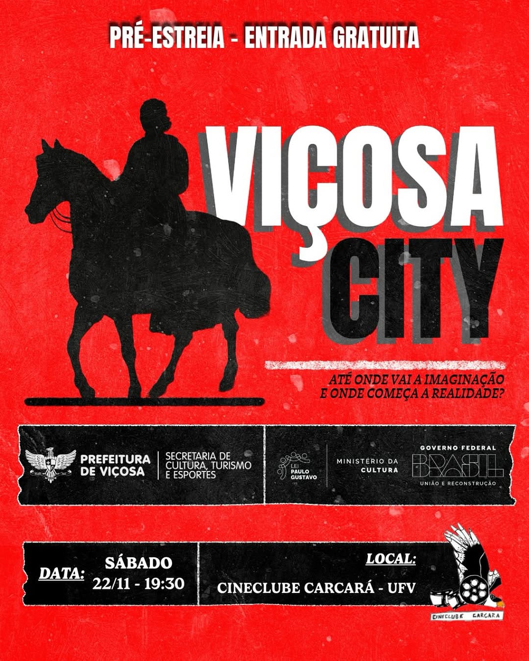 Pré-estreia de Curta-metragem “Viçosa City” acontece no próximo sábado (22)