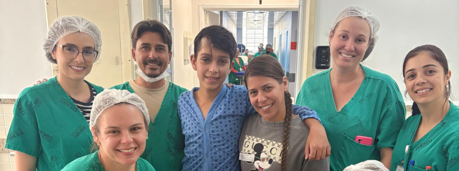 Alta de paciente de 13 anos emociona equipe do Hospital Regional de Barbacena