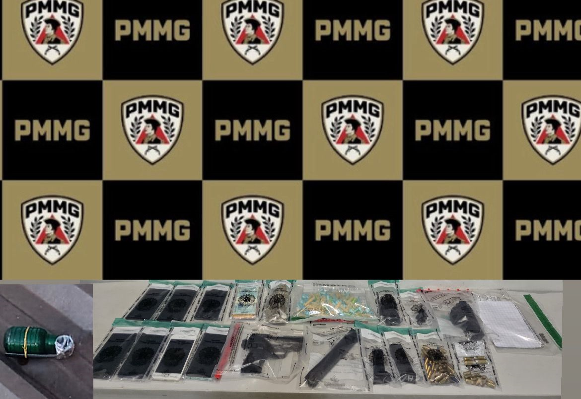 Operação da PM apreende drogas, arma e granada em Ubá