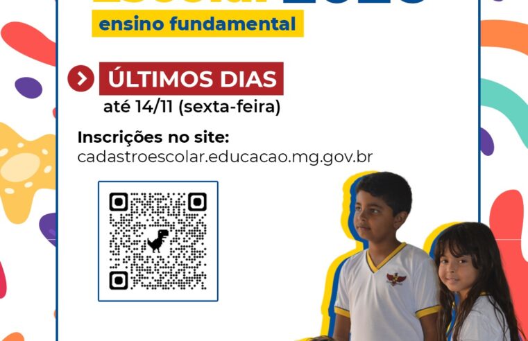 Últimos dias para cadastramento escolar em Viçosa