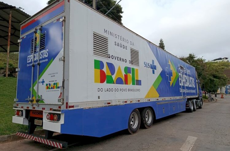 Carreta Federal de saúde da mulher chega a Viçosa para atendimento microrregional