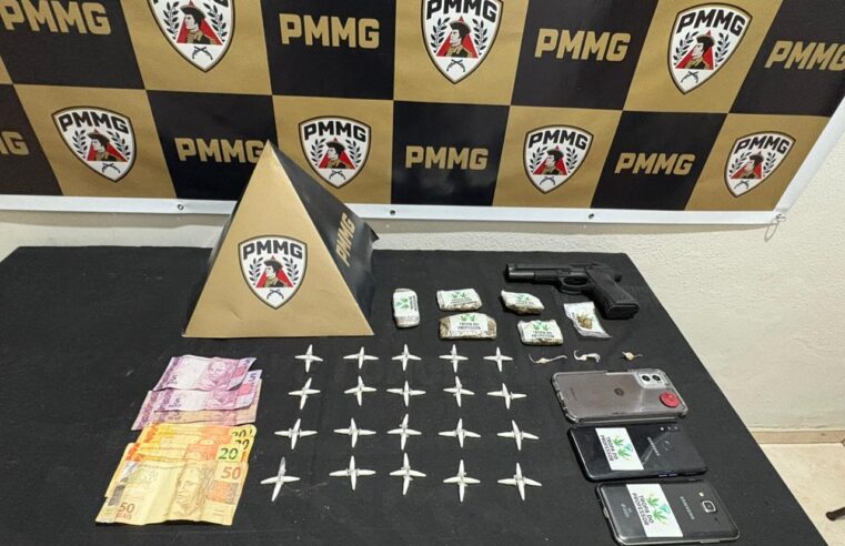 Polícia Militar apreende drogas e detém dois suspeitos em Ervália
