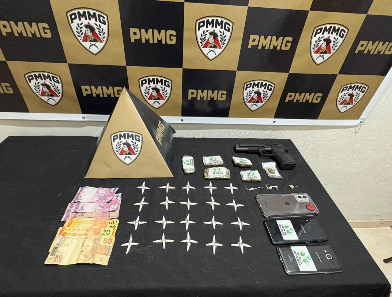 Polícia Militar apreende drogas e detém dois suspeitos em Ervália