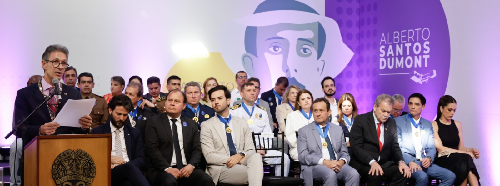 Governo de Minas entrega Medalha Santos Dumont a personalidades e instituições de destaque em 2025
