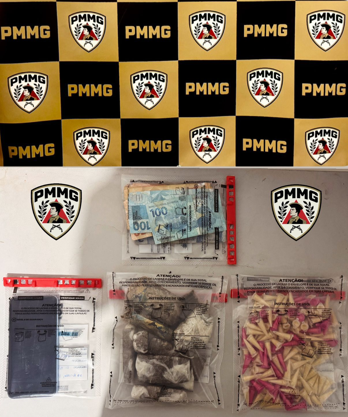 Polícia Militar apreende drogas e detém suspeito após monitoramento em Ubá