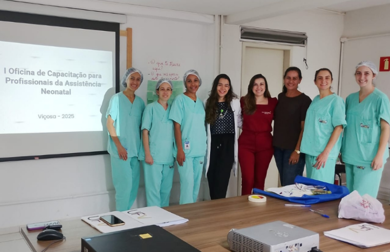 UFV capacita equipe neonatal do Hospital São Sebastião em manejo não farmacológico da dor