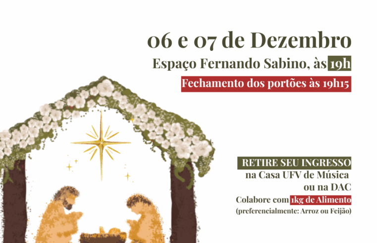 UFV realiza “Cantata de Natal” com inovação e ação social