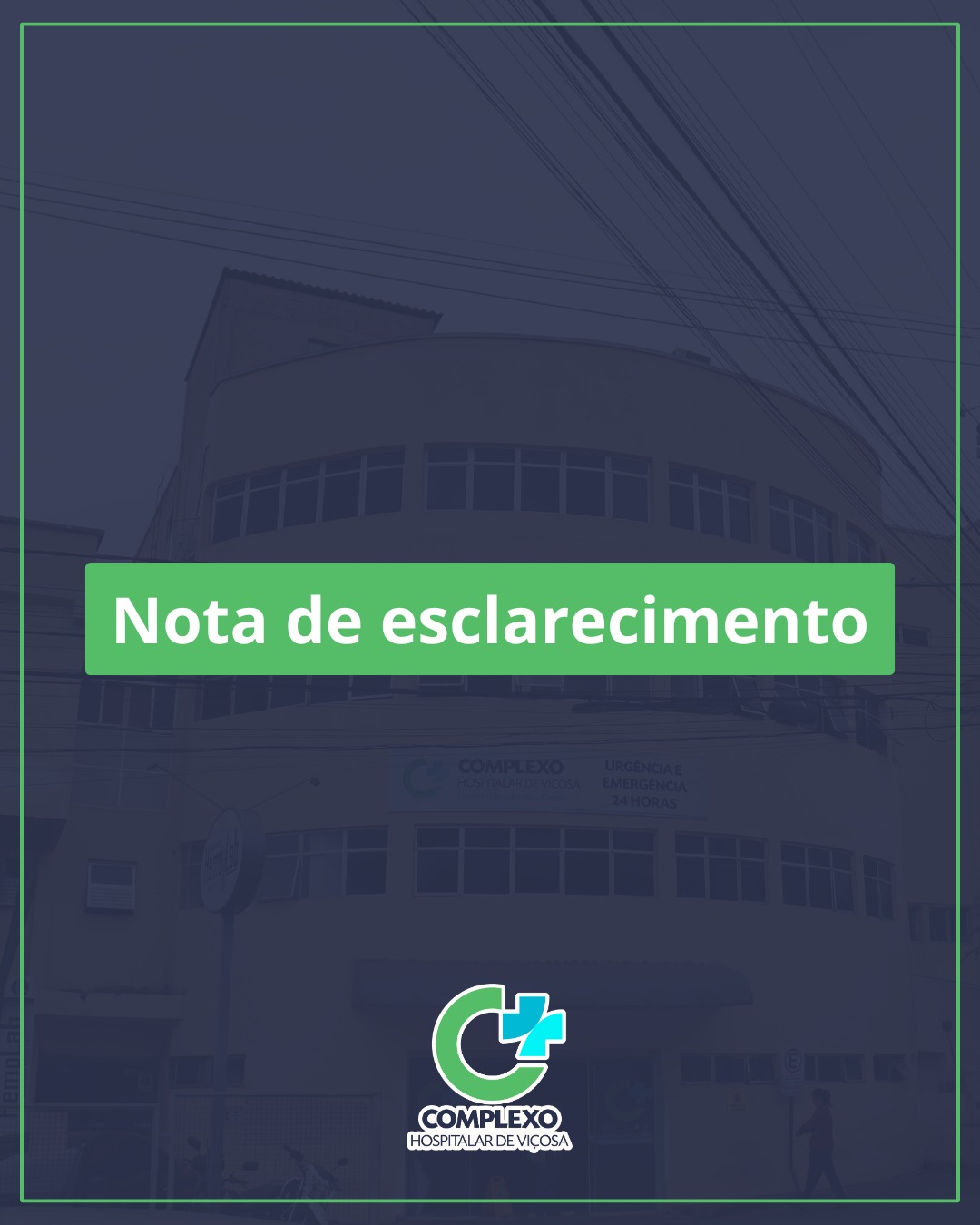 Complexo Hospitalar de Viçosa esclarece demora no atendimento durante implantação de novo sistema