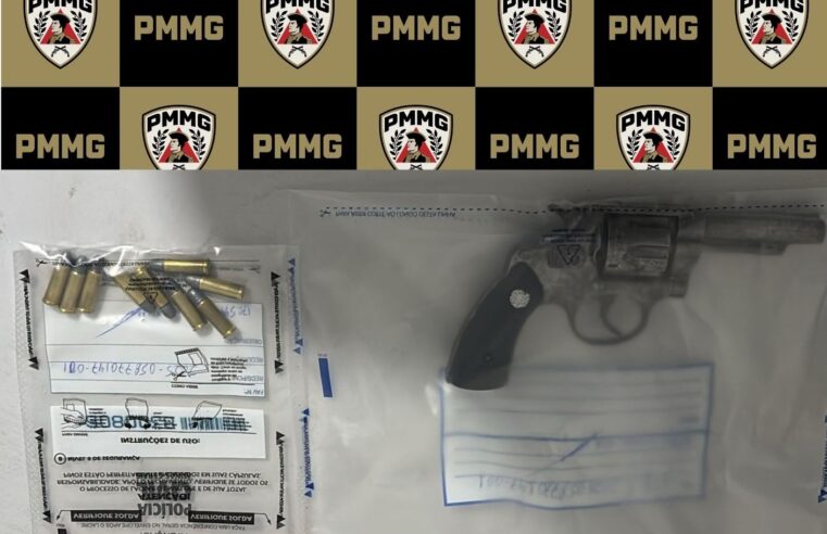 Homem é preso por porte ilegal de arma durante abordagem policial em Ubá