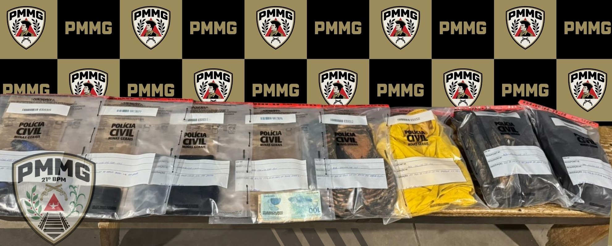 Polícia Militar realiza ação após roubo a supermercado em Ubá