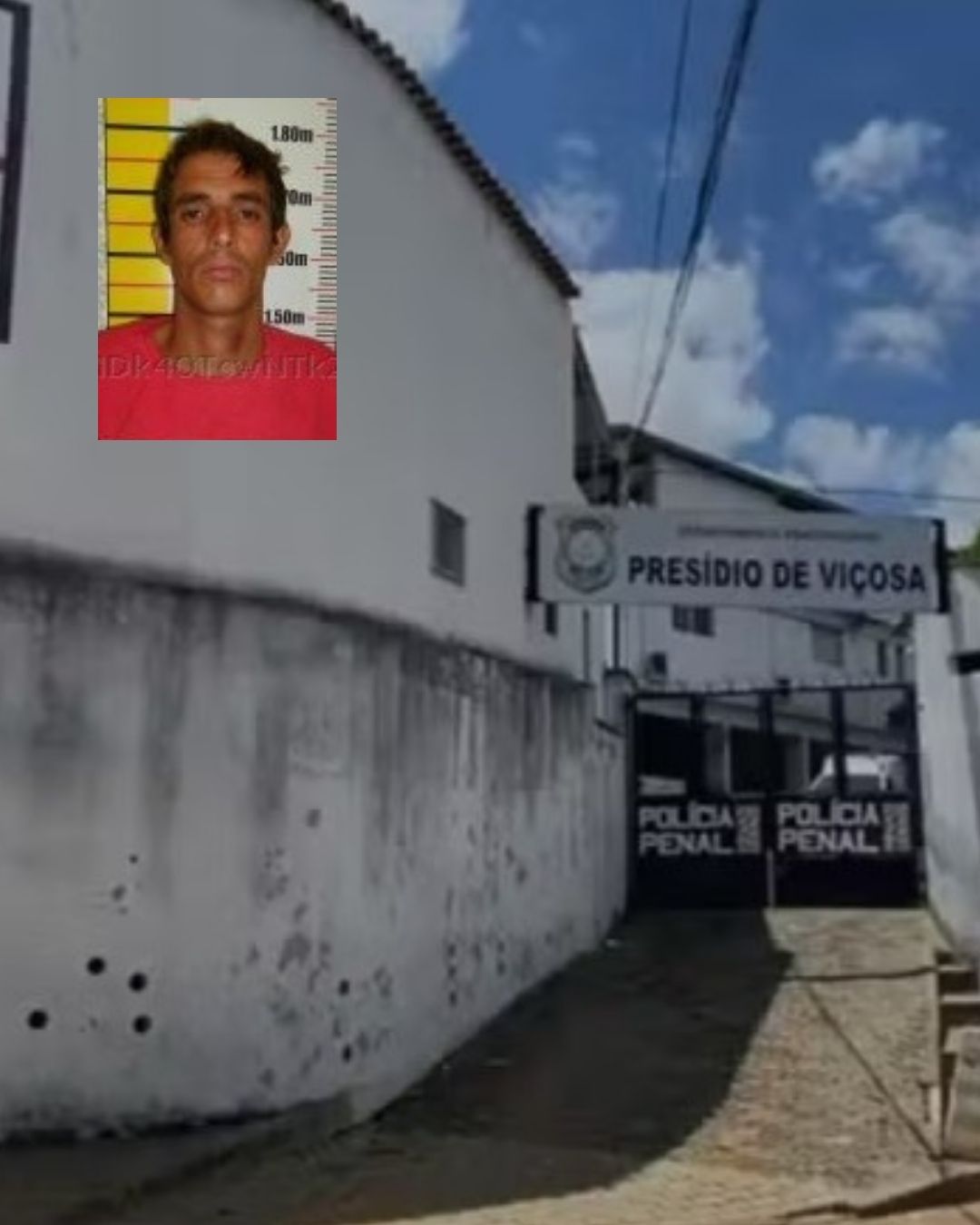 Presídio de Viçosa registra mais uma fuga de preso