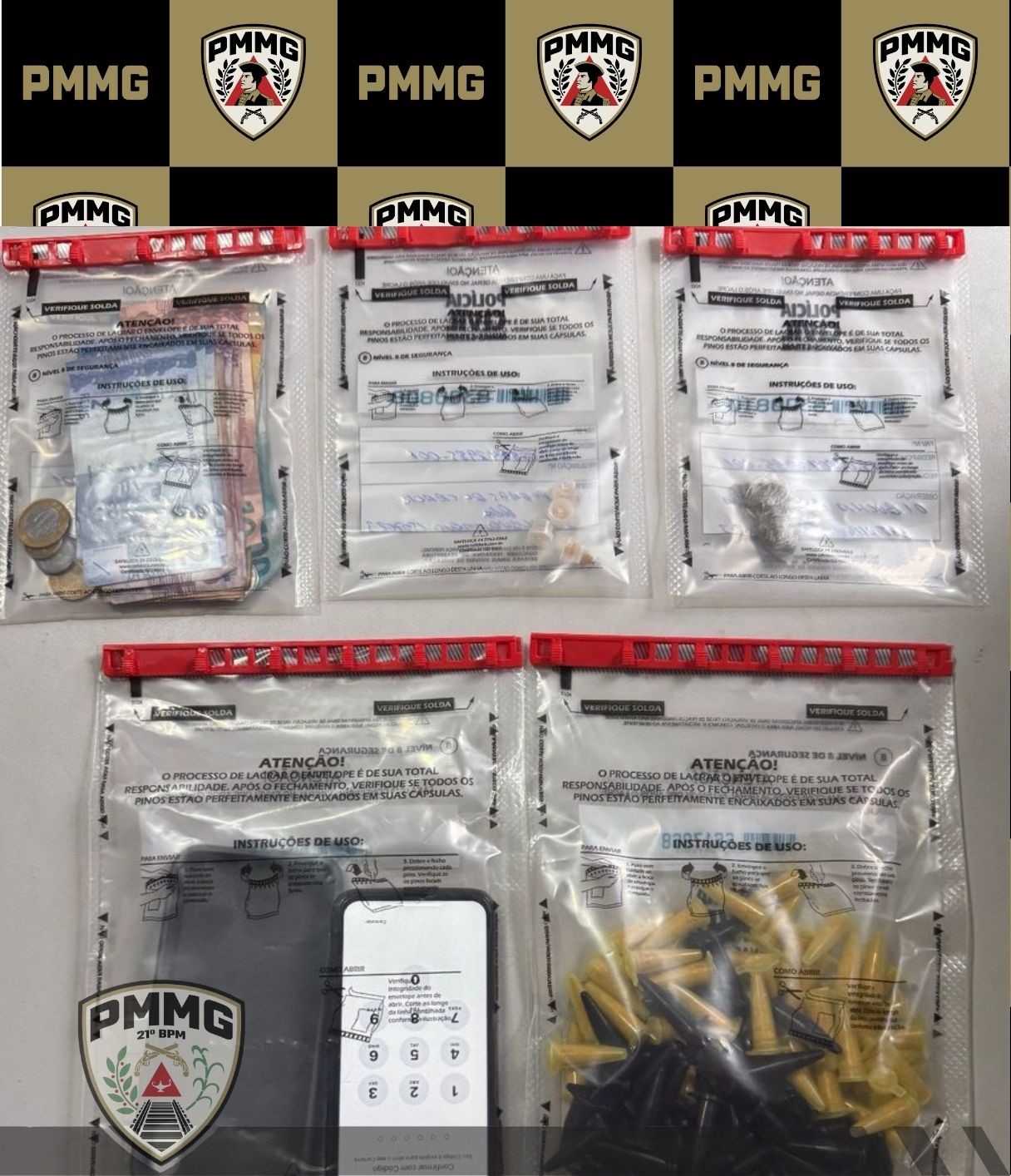 Polícia Militar prende dois homens por tráfico de drogas no bairro Vila Casal, em Ubá