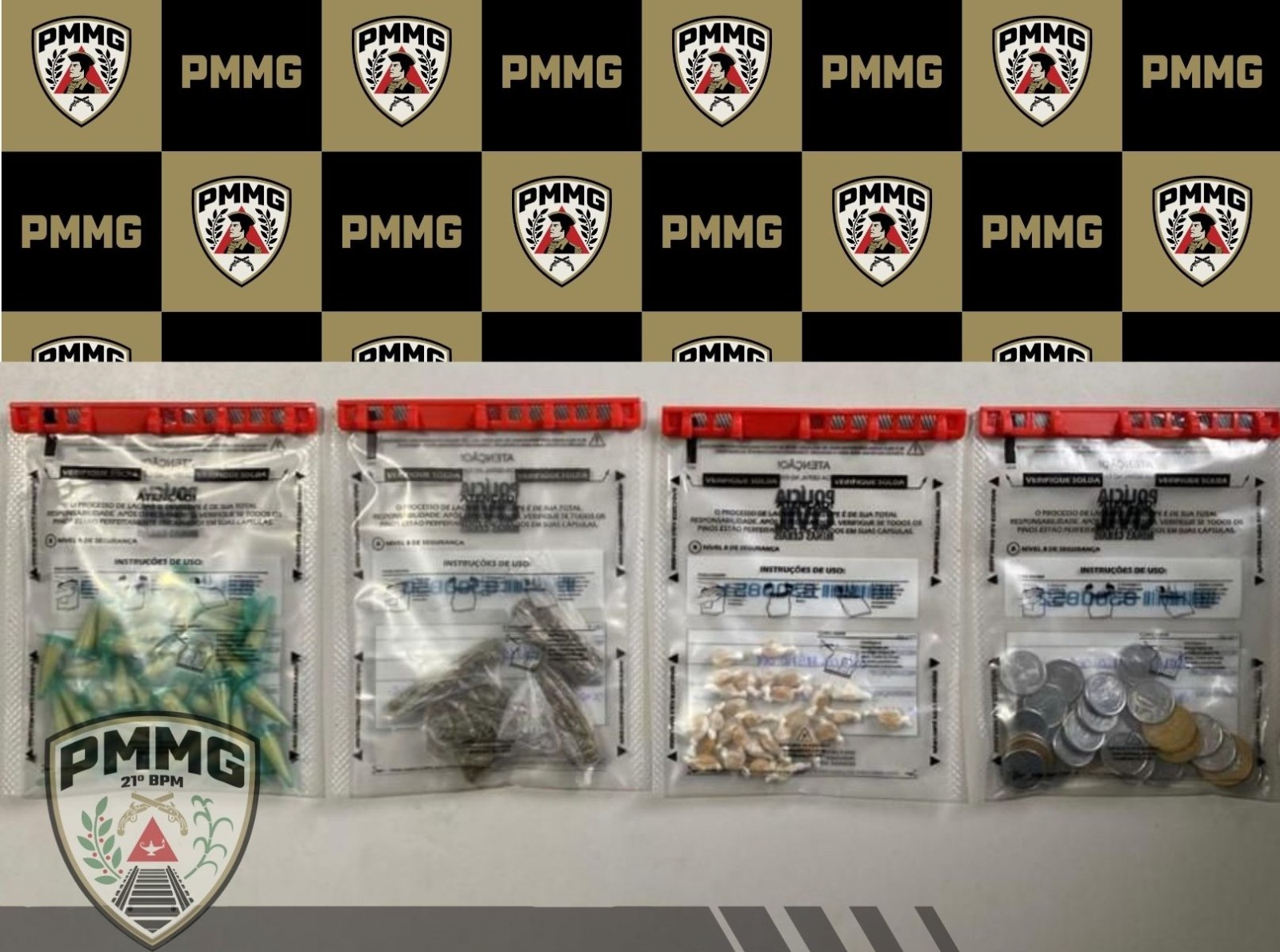 PM apreende adolescente por tráfico de drogas no bairro São Domingos, em Ubá