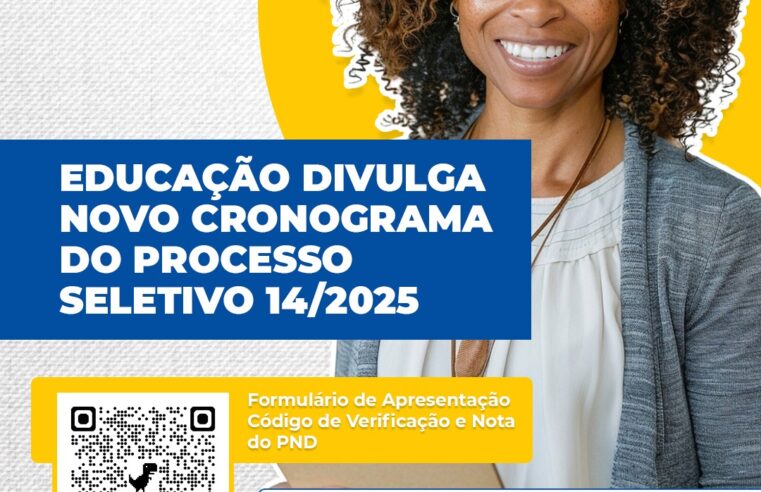 Viçosa: Educação divulga novo cronograma do Processo Seletivo 14/2025