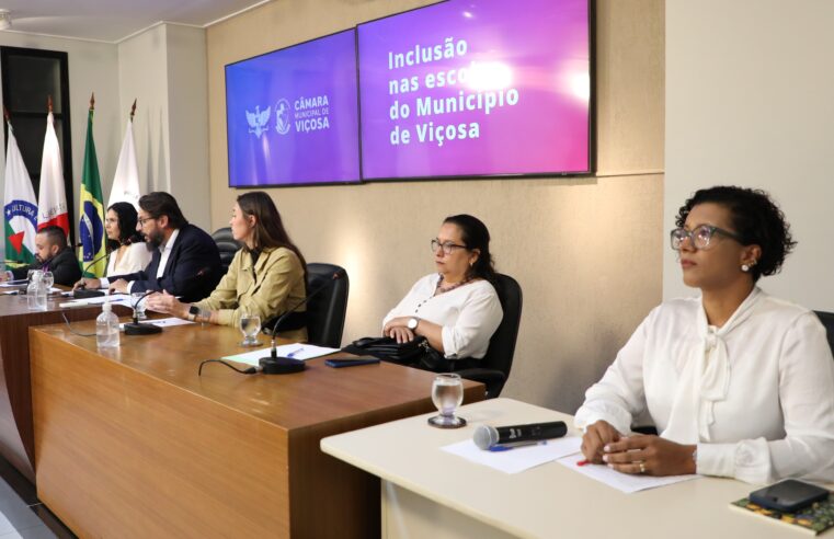 Viçosa discute avanços e desafios da inclusão escolar em audiência pública