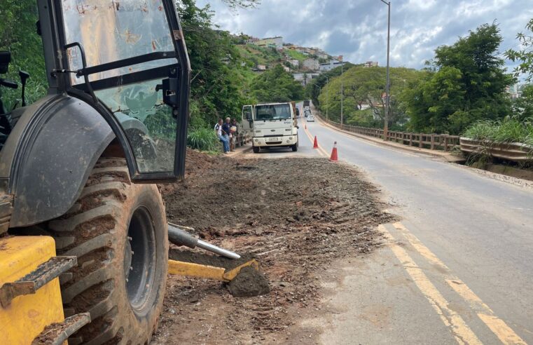 Ponte do Silvestre na MGC-120 foi liberada para tráfego no sábado (20).