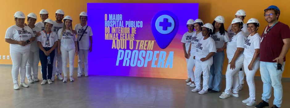 Estudantes da rede estadual e do Trilhas de Futuro visitam instalações do Hospital Regional de Teófilo Otoni