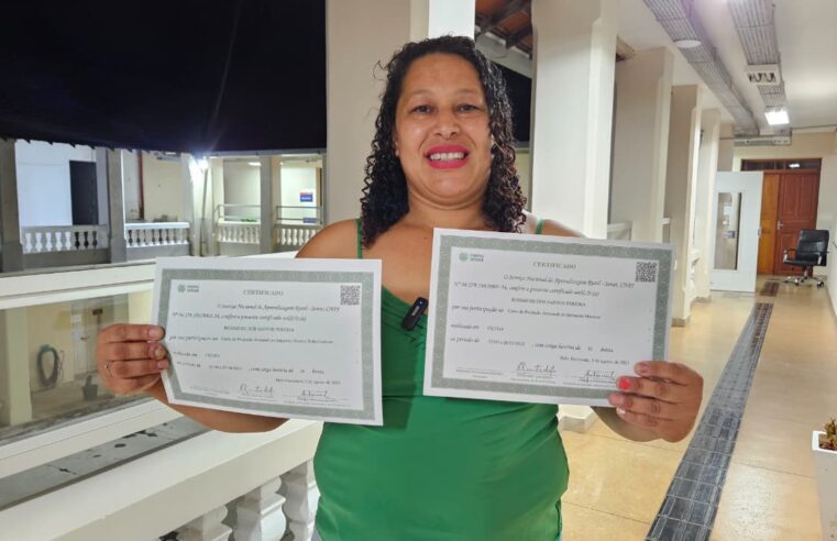 Viçosa celebra capacitação de 80 moradores em cursos gratuitos do Senar