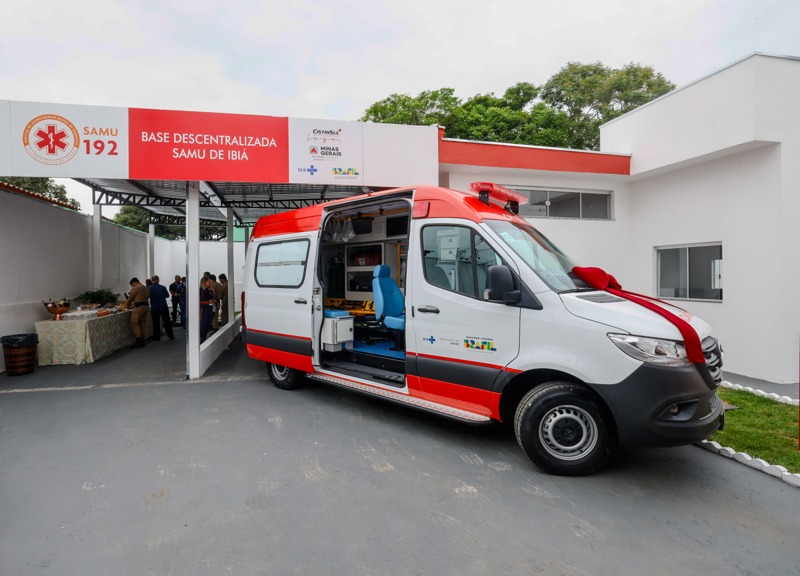 Governo de Minas inaugura base descentralizada do SAMU em Ibiá, na região do Alto Paranaíba