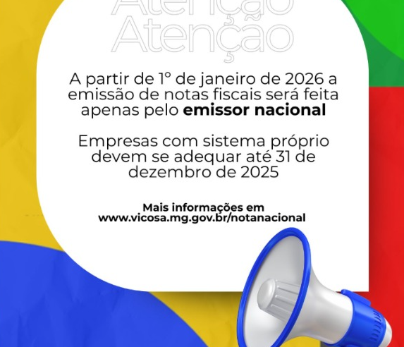 Receita Federal torna obrigatório o uso do Emissor Nacional para emissão de NFS-e a partir de 2026